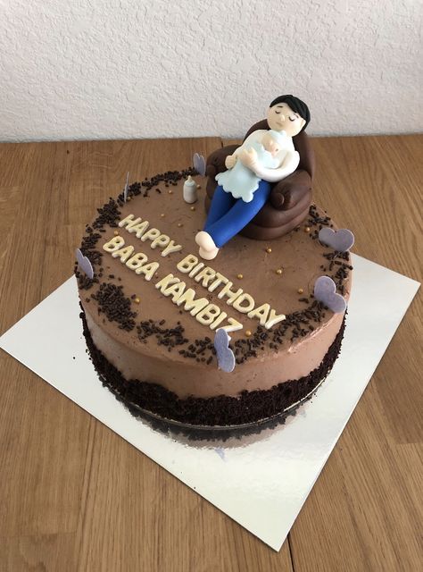 Dad To Be Cake Ideas, Daddy Birthday Cake Ideas, Birthday Cake For Father To Be, Birthday Cake For Father Dads, Happy Birthday Daddy Cake, Best Dad And Husband Cake, Father's Birthday Cake Design, Birthday Cake For Papa, Birthday Cake For Father