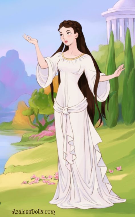 Princess Leia, ancient Greece au. Ancient Greece Outfit, Game Of Thrones Dresses, Ancient Greece Fashion, Greece Dress, Cartoon Women, Greece Outfit, Greece Fashion, Doll Divine, Disney Fun Facts