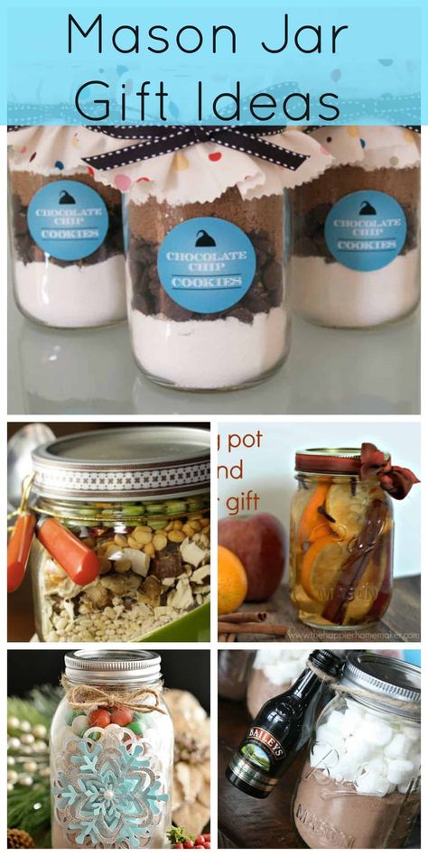 Mason Jar Gift Ideas, Jar Gift Ideas, 365 Jar, Mason Jar Gift, Mason Jar Projects, Mason Jar Meals, Mason Jar Gifts, Meals In A Jar, Crafty Gifts