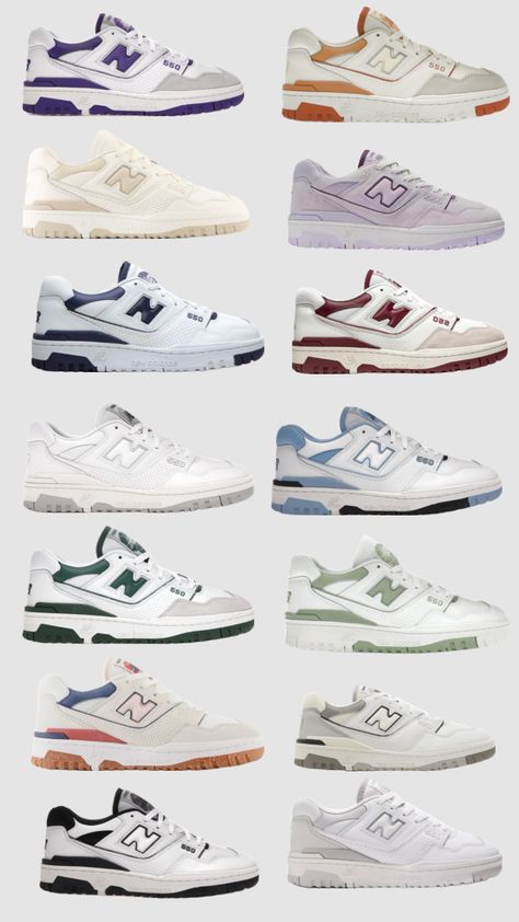 New Balance 550 #newbalance550 #newbalance #shoesinspo #shoes Kinds Of Shoes, Dream Shoes, S N, Dream Wardrobe, Different Types, Sneakers Fashion, New Balance, Fashion Shoes, Fall Outfits