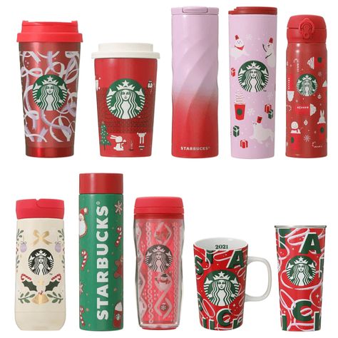 Starbucks Christmas Mugs, Starbucks Merchandise, Starbucks Bottles, Stainless Bottle, Unique Drink, Japan Holidays, Starbucks Christmas, Starbucks Mugs, Red Cups