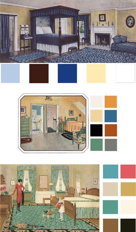 Drawings Of Rooms, Classical Bedroom, Twist Ideas, Colorful Bedroom Design, Layout Portfolio, Vintage Color Schemes, Vintage Home Decor Farmhouse, Vintage Home Decor Boho, Vintage Bedroom Furniture