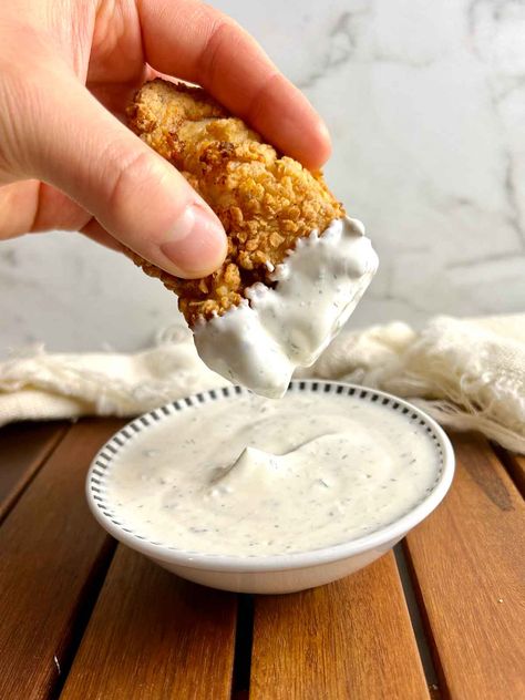 Copycat McDonald's Ranch Recipe Mcdonalds Chicken Snack Wrap, Dip For Vegetables, Chicken Snack Wrap, Homemade Wraps, Honey Mustard Dip, Mcdonalds Chicken, Vegetable Dips, Chicken Snacks, Ranch Dressing Recipe