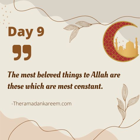 Ramadan Day 9 Quotes Ramadan Day 9 Quotes, Ramadan Day 9, Authenticity Quotes, Islamic Ramadan, 30 Quotes, Ramadan Day, A M, Ramadan Mubarak, Day Quotes