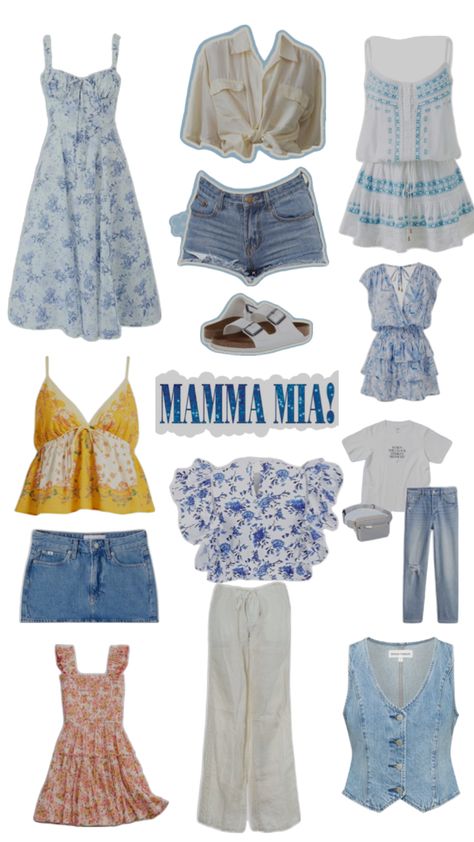 Abba Outfits, Greece Outfit, Summer Holiday Outfits, Summer Outfits For Teens, Outfit Inspo Summer, Looks Party, Mama Mia, Summer Outfit Inspiration, Really Cute Outfits