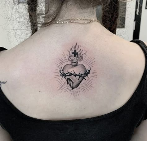 G Tattoos, Family Heart Tattoos, Crucifix Tattoo, Catholic Tattoos, Sacred Heart Tattoos, Mary Tattoo, Jesus Tattoo, Religious Tattoos, Chest Piece Tattoos