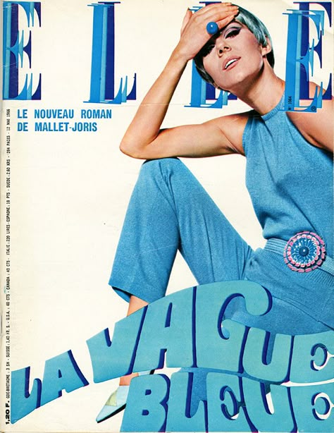 Elle Magazine, A Magazine, Magazine, Writing, Blue, Art