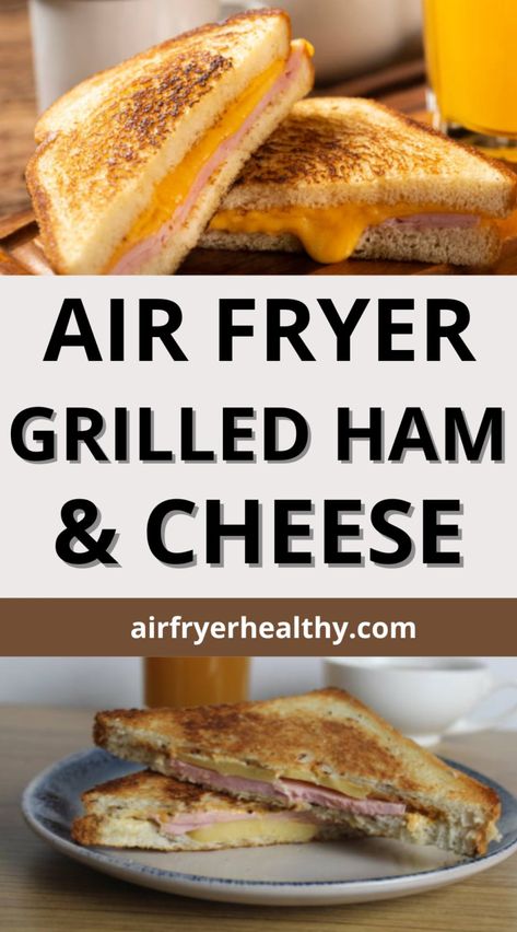 This quick and easy recipe delivers perfectly toasted bread, melty cheese, and savory ham, all with the added benefit of using less oil than traditional methods.

Get ready for a crispy on the outside, gooey on the inside experience that’s sure to satisfy. Plus, the air fryer makes cleanup a breeze, leaving you more time to savor this delicious and convenient take on a beloved sandwich. Air Fryer Cheese Toast, Grilled Ham And Cheese In Air Fryer, Ham And Cheese Sandwich In Air Fryer, Air Fryer Hot Ham And Cheese Sandwich, Air Fryer Grilled Ham And Cheese Sandwich, Airfry Grilled Cheese Sandwiches, Air Fryer Grilled Cheese Sandwich, Ham And Cheese Toastie, Fried Toast