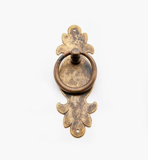 Ring - Lee Valley Tools Ring Pulls On Cabinets, French Country Ideas, Antique Knobs, Brass Cabinet Hardware, Lee Valley Tools, Kitchen Pulls, Hardware Pulls, Lee Valley, Brass Drawer Pulls