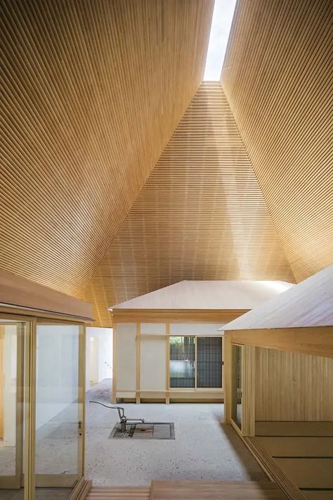 Daylight Architecture, Cahuita, Hinoki Wood, Sports Hall, Architecture Magazine, Community Centre, Wood Architecture, Architecture Magazines, Castle House