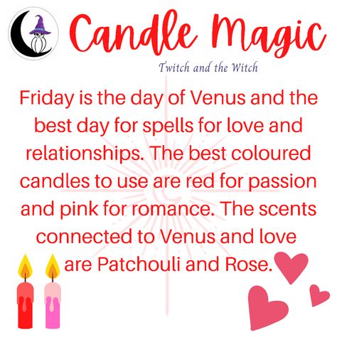 Friday Spells, Friday Magick, Friday Magic, Incense Magic, Candles Spells, Candle Magik, Spell Ideas, Connecting To Nature, Candle Magic Spells