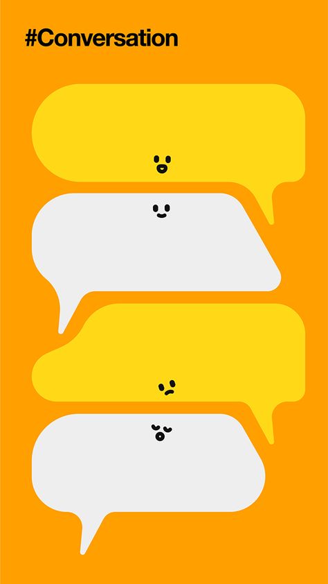 Join the Conversation on Behance Thinking Illustration, Speech Bubbles, 카드 디자인, Kids App, Design Thinking, Design Graphique, Simple Shapes, Ux Design, Editorial Design