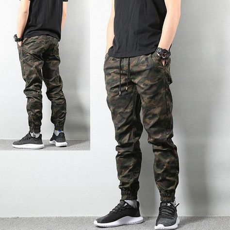 Pantalon Militar Outfits, Jogger Pants Outfit Hombre, Army Pants Outfit Men, Outfit Militar, Celana Kargo, Mens Smart Casual Outfits, Mens Casual Outfits Summer, Men Fashion Casual Shirts, Smart Casual Men