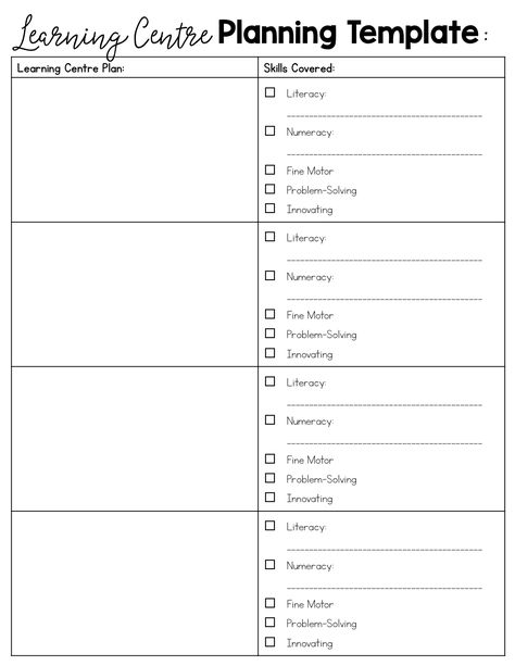 A question I often get is "How do plan your program?" It takes me a while to answer that question because there is so much to take into con... Kindy Classroom, Kindergarten Lesson Plans Template, Templates Pinterest, Learning Template, Writing Mini Lessons, Classroom Schedule, Writing Centers, Printable Lesson Plans, Planning Template