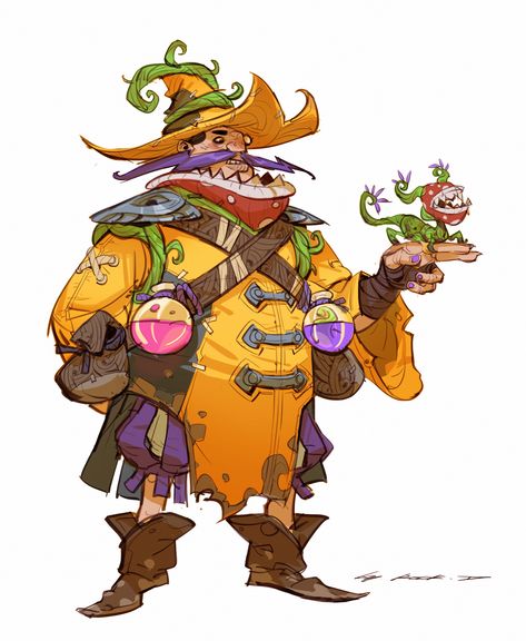 Potion Maker, My Password, Space Fantasy, Monster Characters, Forgot My Password, Fantasy Creatures Art, Character Design Male, Cartoon Character Design, Illustration Character Design