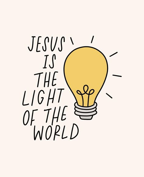 “..Jesus spoke to them, saying, “I am the light of the world. Whoever follows me will not walk in darkness, but will have the light of life.‘“ 💛☀️ Jesus is the light of the world!! don’t walk in the darkness of the pleasures of this world, the pursuit of worldly desires, and sin - instead walk with Jesus daily and live in His light! Jesus is the light so let’s show His light to the world! 💛 •••••••••••••••• #thelovingbible #bible #christianart #christianartist #christianartwork #christianar... I Am The Light Of The World, Jesus Is The Light Of The World, Jesus Is The Light, I Am The Light, Walk With Jesus, Sticker Business, John 8 12, Christian Artwork, Christian Artists