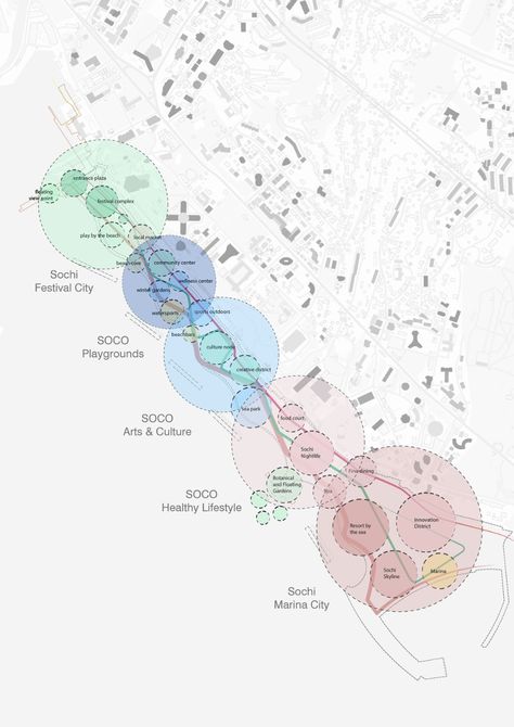 Urban Concept Architecture, Qgis Map Design, Masterplan Diagram, Map Design Ideas, Bubble Diagrams, Bubble Diagram Architecture, Masterplan Architecture, Bubble Diagram, Park Grill