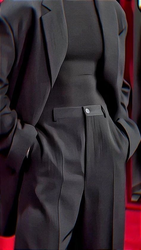 Men Dark Aesthetic Outfits, Black And White Men Aesthetic, Guy In Suit Pose, Male Outfits Black, Korean Bad Boy Aesthetic, Inverted Triangle Outfits Men, Men Formalwear, Fancy Casual Outfits Men, Aesthetic Men Pics