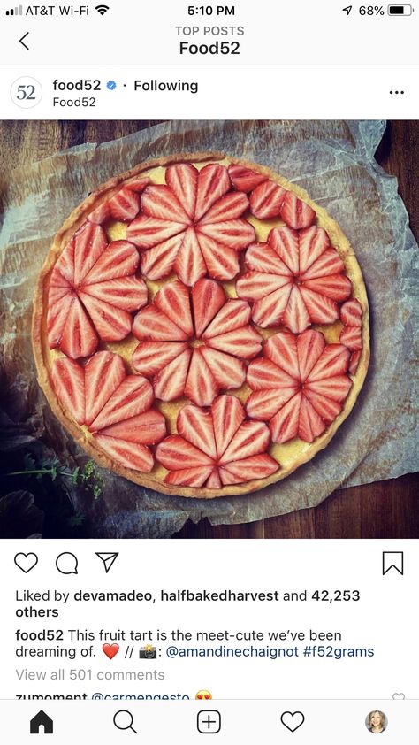 Pie Crust Art, Dinner Pies, Jam Tarts, Strawberry Tart, Strawberry Decorations, French Dessert, Creative Desserts, Strawberry Desserts, Fruit Tart