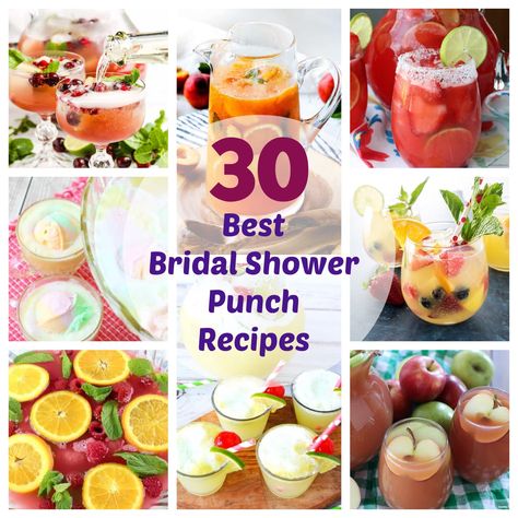 Bridal Shower Spiked Punch, Engagement Party Punch, Bridal Shower Alcoholic Punch, Easy Bridal Shower Punch, Bridal Shower Punch Recipes Alcoholic, Bridal Shower Beverages, Punch For Bridal Shower Recipes, Wedding Shower Punch Recipes, Bridal Shower Punch Non Alcoholic