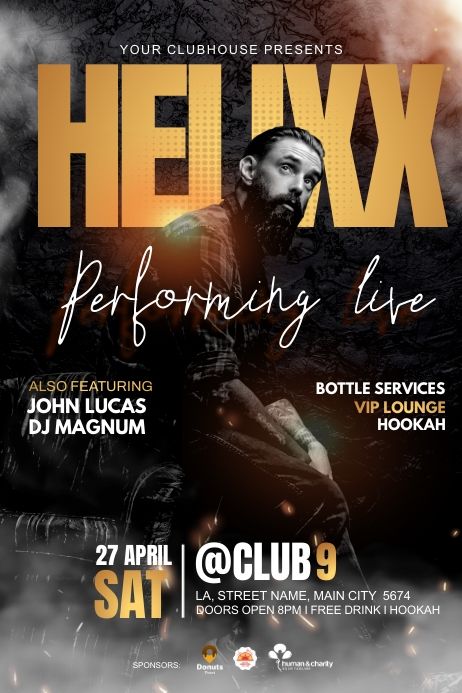 Live Performance Poster, Night Club Poster Design, Music Night Poster, Dj Poster Design, Dj Party Poster, Live Music Flyer, Live Music Poster, Dj Performance, Dj Poster