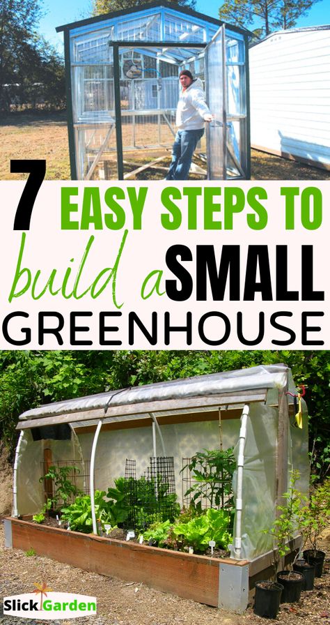 If you are thinking about growing vegetables and quite don’t know how to start then let me help you. Do you know that you could use a small greenhouse to grow vegetables? Greenhouses serve as a shield between nature and what you are growing. They thus allow growing seasons to be extended as well as possibly improved. #greenhouse Small Pallet Greenhouse Diy, Small Garden Greenhouse Ideas, How To Make A Green House, Greenhouse Plans Diy How To Build, Do It Yourself Greenhouse, Diy Small Greenhouse Cheap, How To Make A Greenhouse, Small Green House Ideas, Small Outdoor Greenhouse