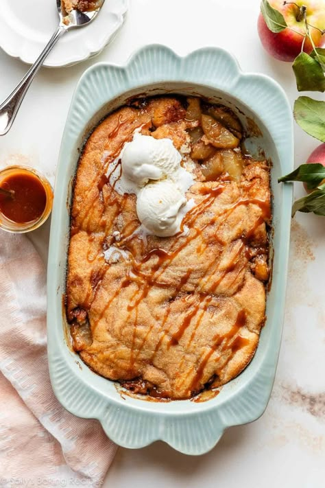 The Best Apple Cobbler, Ideas For Apple Pie Filling, Fall Foods And Desserts, Dessert Recipes Fall Easy, Apple Cherry Cobbler, Small Batch Apple Cobbler, Recipes For Apple Crisp, Best Apple Cobbler Recipe Ever, Golden Delicious Apple Recipes Simple