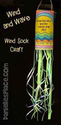 Jesus Calms the Storm Bible Crafts Wind Sock Craft, Vacation Bible School Craft, Jesus Calms The Storm, Jesus Crafts, Kids Sunday School Lessons, Children's Church Crafts, Bible Story Crafts, Sunday School Crafts For Kids, Preschool Bible