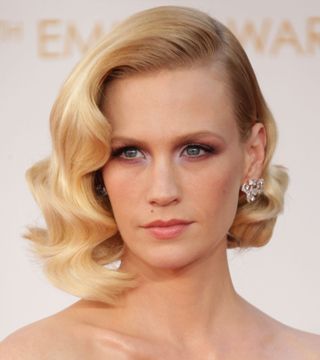 January Jones Hair, Glamorous Hairstyles, Vintage Wedding Hair, Short Wedding Hair, Penteado Cabelo Curto, Retro Hairstyles, Wedding Hair And Makeup, Vintage Hairstyles, The Red Carpet