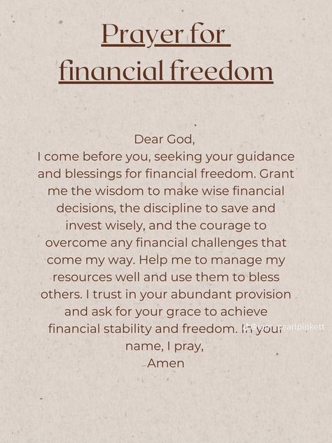 Prayer For My Finances, Financial Prayers God, Scripture For Financial Breakthrough, Bible Verse About Finances, Financial Prayer Money Bible Verses, Financial Blessing Prayer, Prayers For 2024, Affirmations For Financial Freedom, Financial Freedom Affirmations