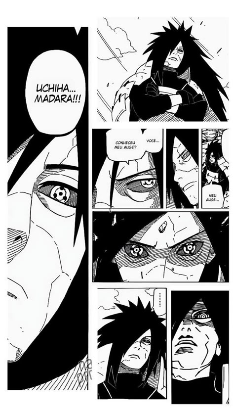 Manga Madara Uchiha, Naruto Comic Wallpaper, Manga Pages Naruto, Naruto Shippuden Manga Panels, Madara Manga Wallpaper, Madara Manga Panel, Madara Tattoo Ideas, Naruto Manga Pages, Madara Uchiha Tattoo