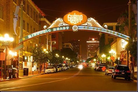 San Diego Gas Lamp District, San Diego Nightlife, San Diego Bars, San Diego Gaslamp, San Diego Vacation, San Diego Travel, Real Estat, Gas Lamp, Downtown San Diego