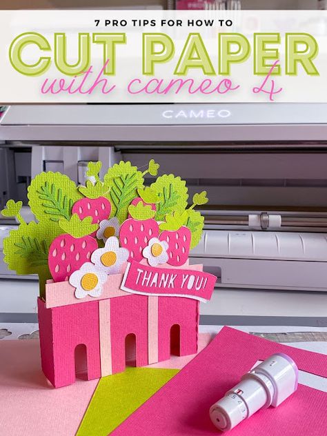 Silhouette Cameo Projects Beginner, Silhouette School Blog, Silhouette Cameo 4, Silhouette Paper, Silhouette School, Silhouette Cameo Tutorials, Silhouette Tutorials, Paper Craft Diy Projects, Floral Craft