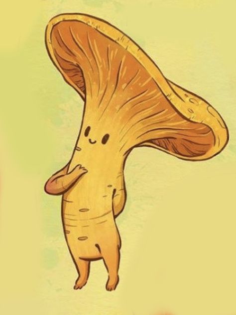 Mushroom Head Drawing, Cute Paintings Ideas, Mushroom Character Design, Food Character Design, Vegetable Character, Mushroom Person, Mushroom Creature, Mushroom Character, Food Characters