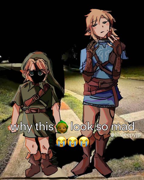 majoras mask link would be terrifying irl 😭😭😭 #legendofzelda #art #meme #majorasmask #breathofthewild #totk #botw Link And Zelda Ocarina Of Time, Link Loz Meme, Totk House Design, Link Frostbite Armor, Linked Universe Four, Zonai Link, Zelda And Link Matching Pfp, Hero Of Time Link, Characters With Masks