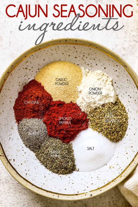 Spicy Cajun Seasoning Recipe, Best Cajun Seasoning, Cajun Fry Seasoning, Spicy Seasoning Recipes, Diy Cajun Seasoning Easy, Spicy Fry Seasoning, Cajun Chicken Seasoning, How To Make Cajun Seasoning, Chicken Cajun Recipes