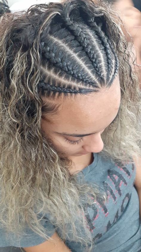 Cute Braided Hairstyles, Braided Cornrow Hairstyles, Trendy Hairstyle, Cool Braid Hairstyles, Hair Stylies, Natural Hair Braids, Cornrow Hairstyles, Hair Stylist Life, Braids For Long Hair