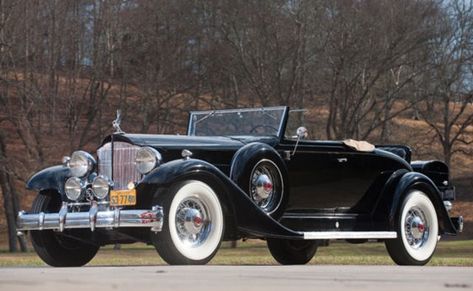 1933 Packard V 12 - Convertible Coupe | Classic Driver Market 1933 Packard, Most Beautiful Cars, Packard Cars, Roadster Car, Auto Art, Old Classic Cars, Classy Cars, Classic Cars Vintage, Classic Cars Trucks