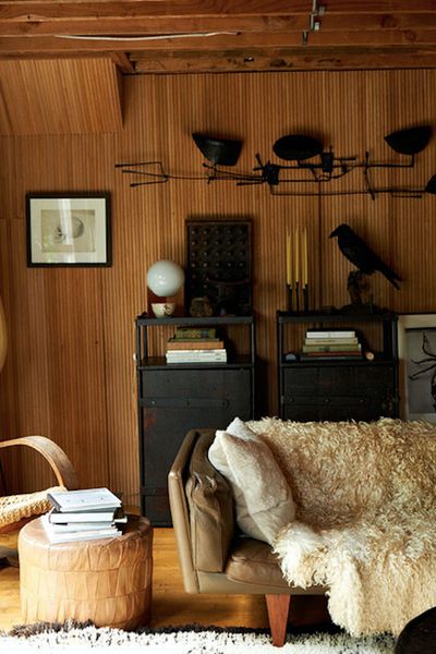 Sea Ranch by Roman and Williams Buildings and Interiors | 1stDibs 70s Cabin, Roman Williams, Garage Adu, Cabin Remodel, Roman And Williams, Fishing Cabin, Sea Ranch, Chalet Style, Mountain Pass