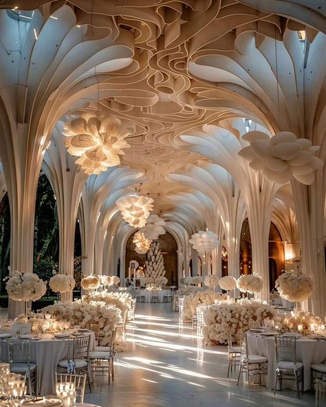 63 Wedding Ideas: Trends You’ve Never Seen Before Trendy Wedding Ideas, Julie Vino Wedding Dress, Themed Restaurant, Elegant Wedding Themes, Lebanese Wedding, White Wedding Decorations, Dream Wedding Reception, Event Agency, Dance Floor Wedding