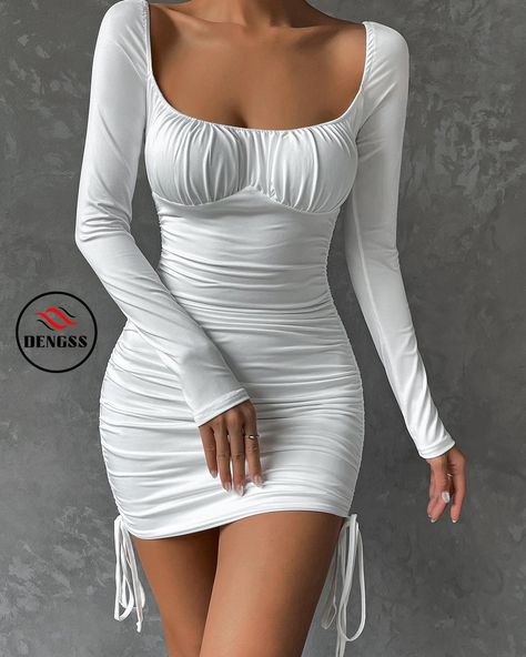 https://dengss.clothing/dengss-ruched-bust-drawstring-side-bodycon-dress/?feed_id=2132402&_unique_id=662f8b3fa68e5&utm_source=Instagram&utm_medium=28dengss&utm_campaign=FS%20Posteronline%20clothing#DENGSS #fashion #style #love #instagood #like #beautiful #follow #clothing #model #beauty #happy #cute #shoes #shop #DENGSSFASHION #DENGSSSHOES #DENGSSKIDS Color: WhiteStyle: ElegantPattern Type: PlainDetails: Drawstring, Ruched BustNeckline: Scoop NeckSleeve Length: Long SleeveType: BodyconSle...