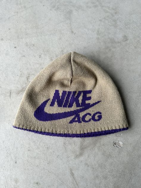 Nike Vintage Nike ACG Two-Sided Beanie Hat RARE | Grailed Nike Beanie, Vintage Beanie, Geeky Clothes, Beanie Fits, Beanie Style, Mens Outfit Inspiration, Nike Vintage, Nike Acg, Streetwear Fashion Women