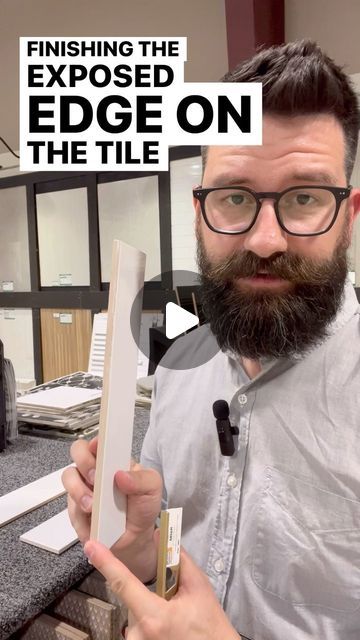 147 likes, 6 comments - vincethekitchenguy on February 17, 2024: "How to finish the unfinished edge on your tile? @schlutersystemsna has you covered. Their finishing strips come in all shapes and colors to...". How To Finish Backsplash Edge, Backsplash Tile Edge Finish, Wall Tile Edge Trim Ideas, Renzo Dove Tile, Tile Molding Trim, Unfinished Tile Edge, Tiled Wall In Kitchen, How To Finish Tile Edge, How To Finish Tile Backsplash Edge