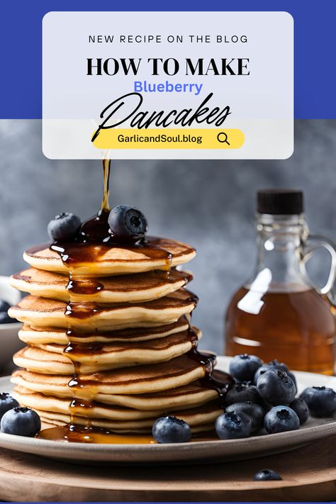 Try this recipe for the most delicious and easy blueberry pancakes! Best Blueberry Pancakes, Blueberry Pancakes Easy, Cozy Breakfast, Website Sign Up, Easy Blueberry, Blueberry Pancakes, Pancake Batter, Delicious Breakfast, Morning Food