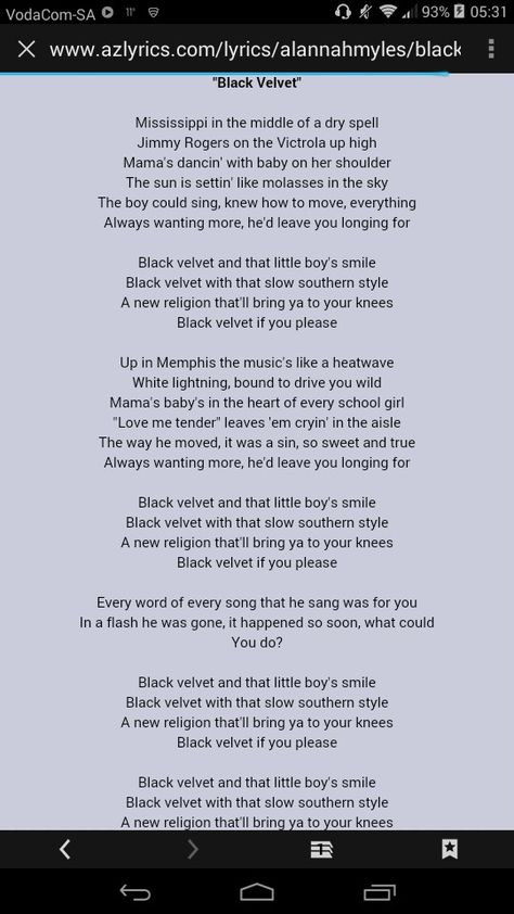 Alannah Myles – Black Velvet  #song lyrics Unused Song Lyrics, Alannah Myles, Inspirational Song Lyrics, Great Song Lyrics, Ayurvedic Healing, Song Words, Fav Song, Emotional Freedom Technique, Inspirational Songs