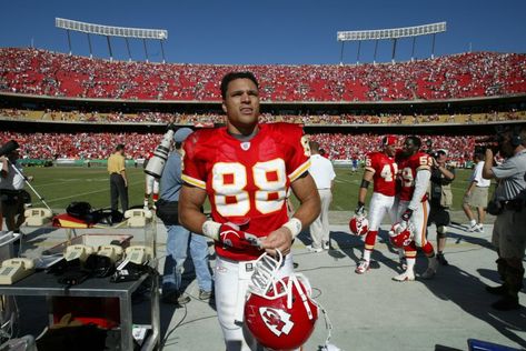 Check more at https://www.stars2day.com/hall-of-famer-tony-gonzalez-is-the-hardest-working-man-in-podcasting/ Tony Gonzalez, Hard Working Man, Sports Jersey, Celebrities, Quick Saves