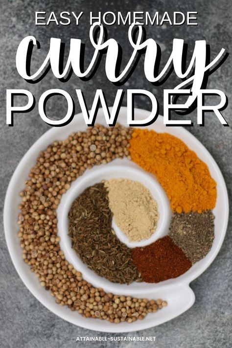 It's easy to mix up a batch of this homemade yellow curry powder recipe instead of buying it. Use it in curry or to flavor other dishes. Vegetarian Yellow Curry, Curry Powder Recipes, Yellow Curry Powder, Curry Seasoning, Traditional Indian Food, Favorite Chili Recipe, Yellow Curry, Homemade Pantry, Powder Recipe