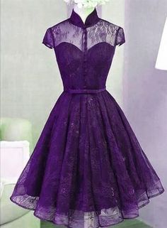 Oc Fashion, Epic Clothes, Dark Purple Dresses, Purple Stuff, Clothing Art, Hair Drawing, Purple Prom Dress, Make Your Own Dress, Short Party Dress