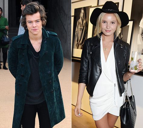 Model Paige Reifler admits dating Harry Styles | HELLO! Harry Styles Paige Reifler, Harry Styles And Paige Reifler, Paige Reifler, Miranda Kerr, Romeo And Juliet, Famous Faces, One Direction, Front Row, Harry Styles