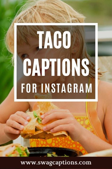 Taco Tuesday Quotes, Taco Pictures, Taco Quote, Eating Tacos, Taco Humor, Cute Captions, Taco Stand, Ideas For Instagram, Tuesday Humor